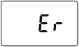ETCR2000C+钳形接地电阻测试仪 开机出错指示Er(Error)
